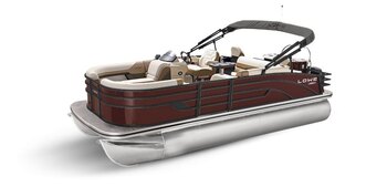 2025 Lowe Boats SF214 Wineberry Metallic Exterior Tan Upholstery with Mono Chrome Accents