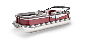 2025 Lowe Boats SS 230 Wineberry Metallic Exterior Gray Upholstery with Mono Chrome Accents