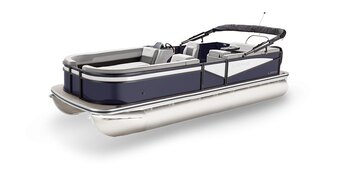 2025 Lowe Boats SS 230 Indigo Blue Metallic Exterior Gray Upholstery with Mono Chrome Accents