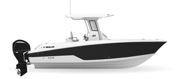 2025 Wellcraft Fisherman 243 Jet Black