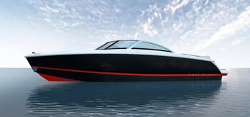 2025 Four Winns H2 Elevate Jet Black/Crimson Red