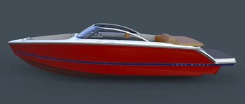 2025 Four Winns HD5 Crimson Red