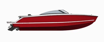 2025 Four Winns HD5 Crimson Red
