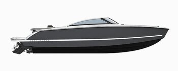 2025 Four Winns H1 Elevate Phantom Grey/Jet Black