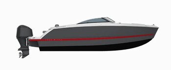 2025 Four Winns H1 OB Elevate Phantom Grey/Jet Black