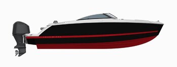 2025 Four Winns H6 Crimson Red