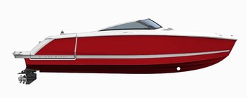 2025 Four Winns HD5 Crimson Red