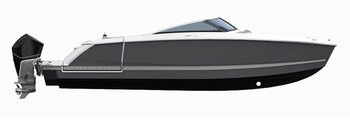 2025 Four Winns H1 OB Elevate Phantom Grey/Jet Black