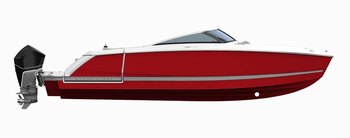 2025 Four Winns H6 OB Crimson Red