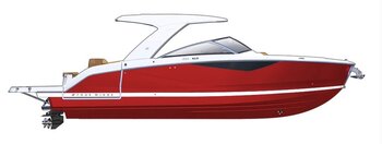 2025 Four Winns HD5 Crimson Red