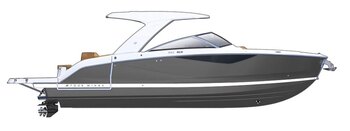 2025 Four Winns H1 Phantom Grey