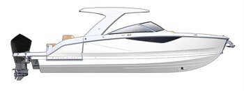 2025 Four Winns H33 OB Phantom Grey