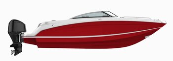 2025 Four Winns H6 OB Crimson Red
