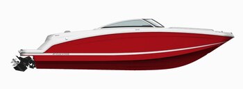 2025 Four Winns HD5 Crimson Red