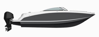 2025 Four Winns H1 OB Phantom Grey