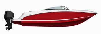 2025 Four Winns H1 OB Crimson Red