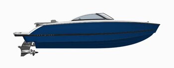 2025 Four Winns H2 Denim Blue