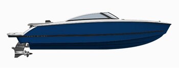 2025 Four Winns H4 Denim Blue