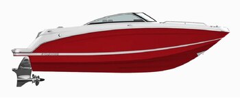 2025 Four Winns HD3 Crimson Red