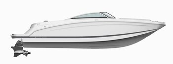 2025 Four Winns HD8 Surf Pearl Gray