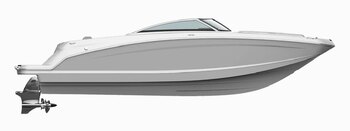 2025 Four Winns HD8 Surf Phantom Grey