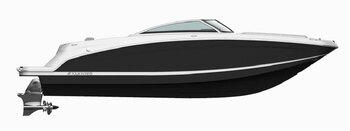 2025 Four Winns HD8 Surf Pearl Gray