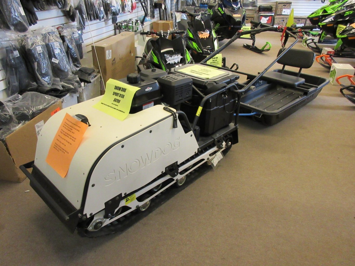 Snowdog Sport B13R, the ice fisherman's friend!