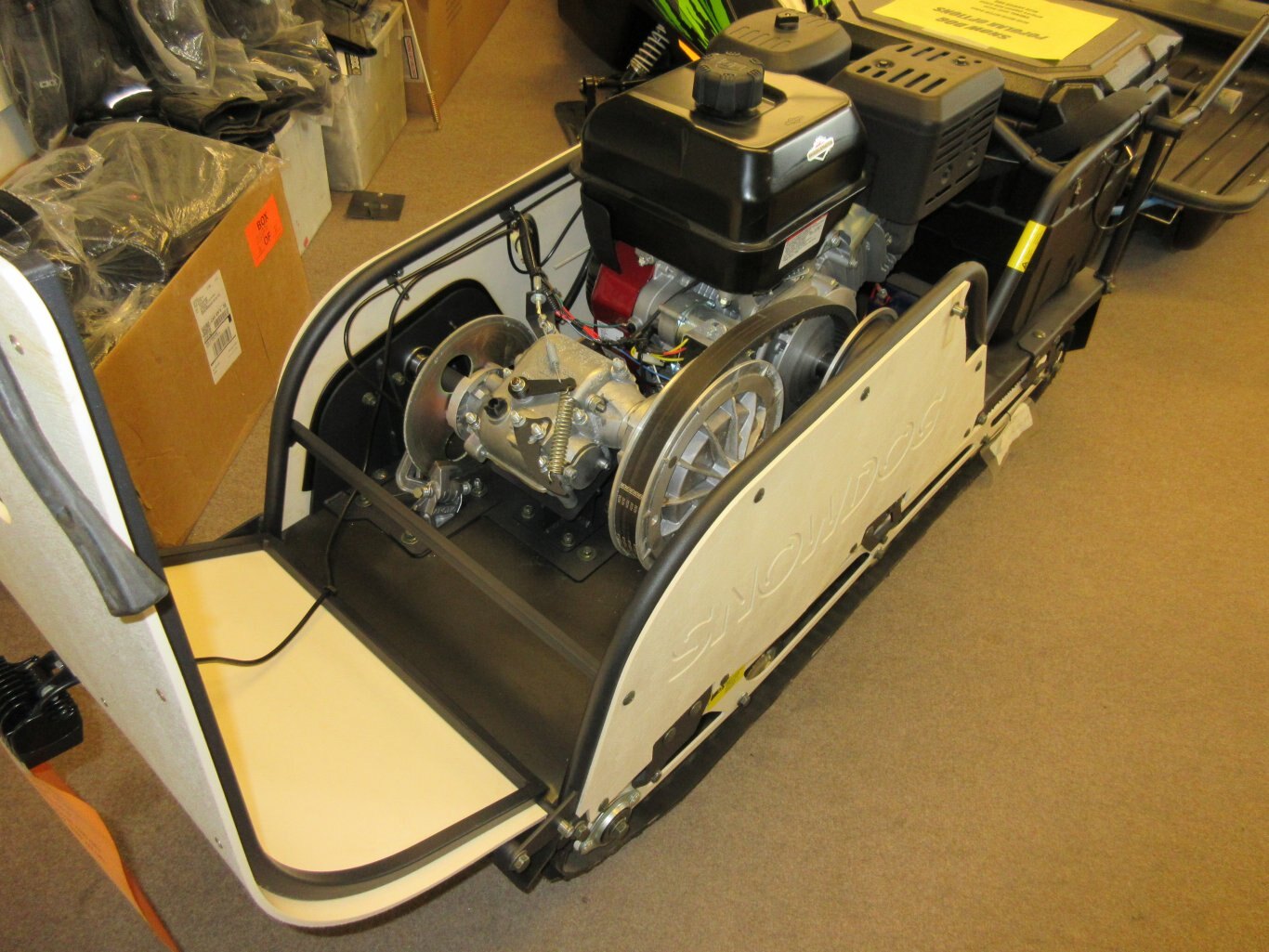 Snowdog Sport B13R, the ice fisherman's friend!