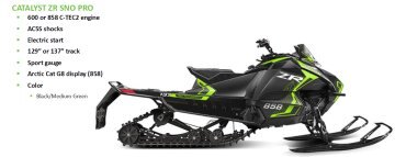 カラメル 2026 ARCTIC CAT NEW ZR 858 SNO PRO 137