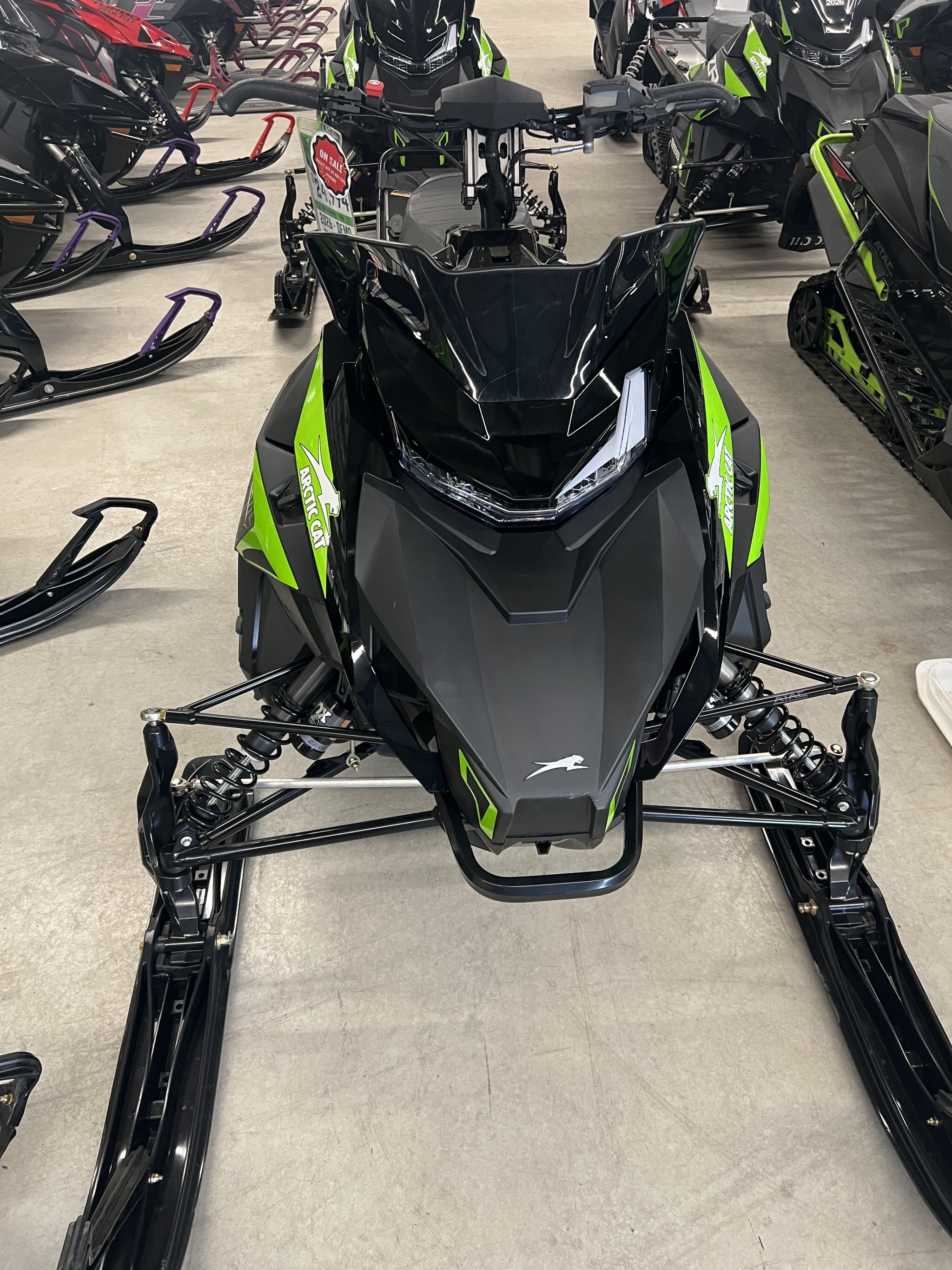 2026 ARCTIC CAT ZR 858 137 ATAC ES BLK/GRN EXCLUSIVE DEMO
