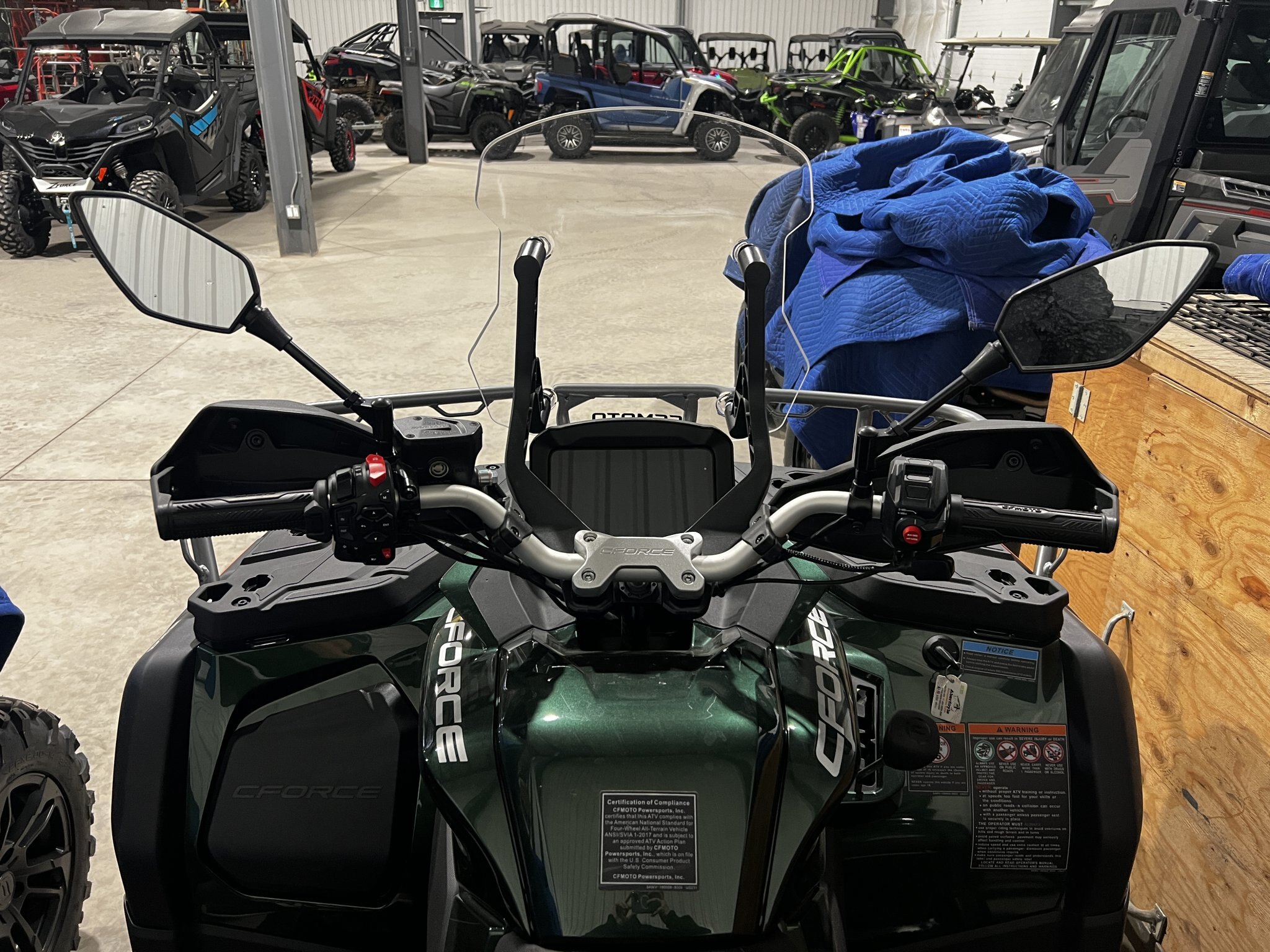 2026 CFMOTO CFORCE 1000 OVERLAND GREEN DEMO