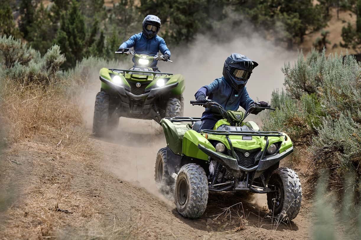2027 Yamaha Grizzly 110 Tactical Green/Acid Green
