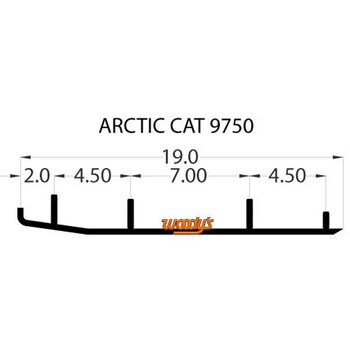 LAME AU CARBURE WOODY'S ACE (AP8 1300)