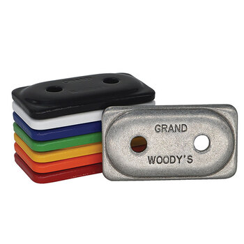 WOODY'S GRAND DIGGER DOUBLE SUPPORT PLAQUES DE SUPPORT 5/16 Aluminum 0