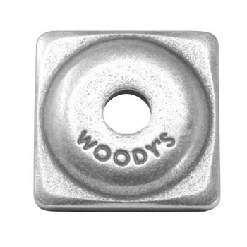 WOODY'S PLAQUE DE SUPPORT RONDE DIGGER 5/16 Blanc 0