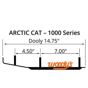 LAME AU CARBURE WOODY'S DOOLY (DY8 6580)