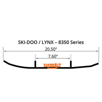 WOODY'S FLAT TOP EXTENDER TRAIL III 4 LIGNE CARBURE (EYV3 0620)