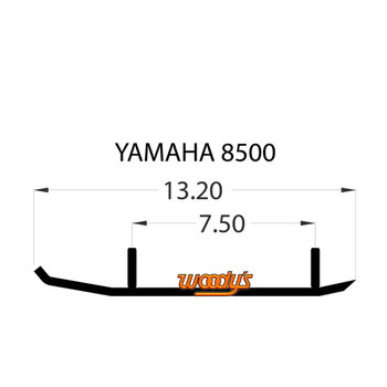 WOODY'S FLAT TOP EXTENDER TRAIL III 4 LIGNE CARBURE (EYV3 8500)