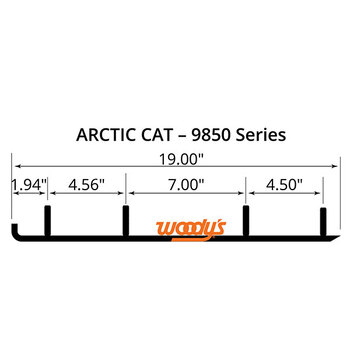 WOODY'S FLAT TOP TRAIL BLAZER 6 CARBIDE TRAIL RUNNER (TSD4 8250)