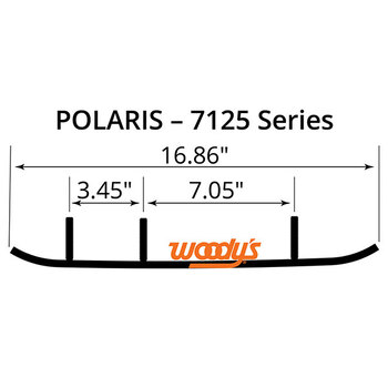 WOODY'S FLAT TOP TRAIL BLAZER 6 CARBIDE TRAIL RUNNER (TPI4 9125)