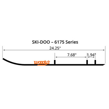 WOODY'S FLAT TOP TRAIL BLAZER 6 CARBIDE TRAIL RUNNER (TAT4 6050)