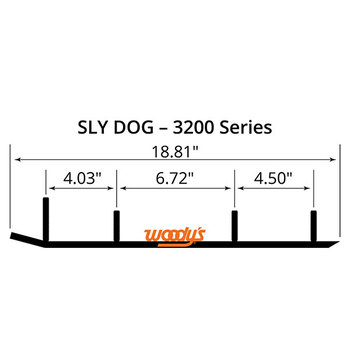 WOODY'S FLAT TOP TRAIL BLAZER 6 CARBIDE TRAIL RUNNER (TYV4 8800)