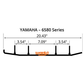 WOODY'S FLAT TOP TRAIL BLAZER 6 CARBIDE TRAIL RUNNER (TYV4 6500)