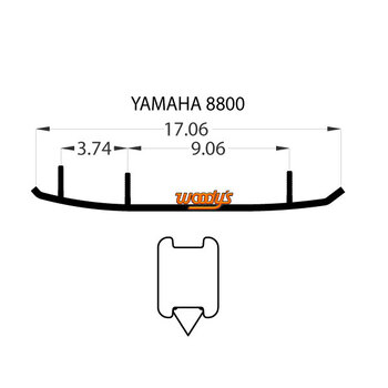 WOODY'S FLAT TOP TRAIL BLAZER 6 CARBURE TRAIL RUNNER (TYV4 6550)