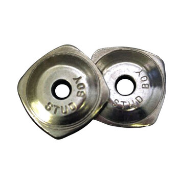 STUD BOY POWER ROUND BACKER PLATE Silver 0