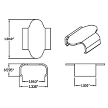 CLIP DE VOIE DE REMPLACEMENT SPX EA De 50 (04 150 05)