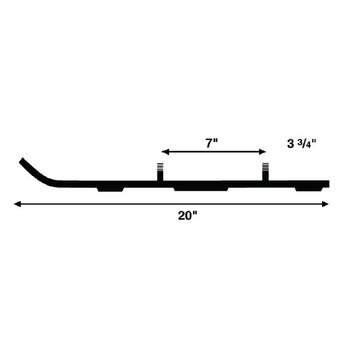 GLISSIÈRES EN CARBURE ACS SPORT (257 04S)