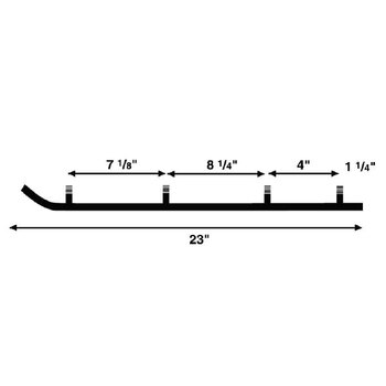 GLISSIÈRES EN CARBURE ACS SPORT (257 04S)