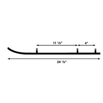 GLISSIÈRES EN CARBURE ACS SPORT (257 04S)