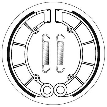 MÂCHOIRES DE FREIN SBS AVEC RESSORTS (5192013100)